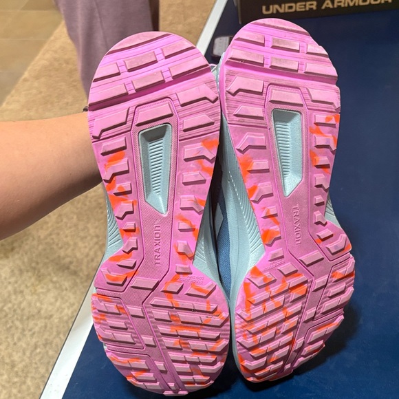 Adidas Women's Terrex Blue and Pink Athletic Shoes - Picture 6 of 8